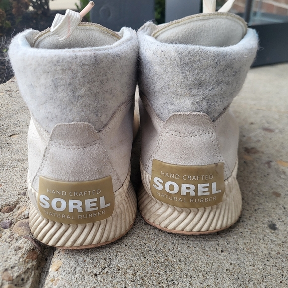 Sorel Out N About III Conquest Waterproof Suede Boot Shoes NL4435-191 Womens 8 - Picture 4 of 13